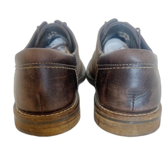 Naot Chief Men\'s Brown Leather Oxfords Lace Up Loafers Taupe Light Brown Size 11 main image 5
